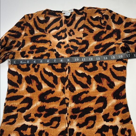The Nanny Leopard Print Women's Tank Top Cardigan 2pc set vintage y2k small - Picture 9 of 12
